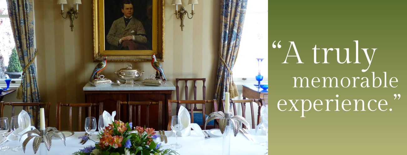 Private Dining at Kinloch House